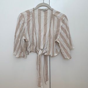 American Eagle Front Tie Top